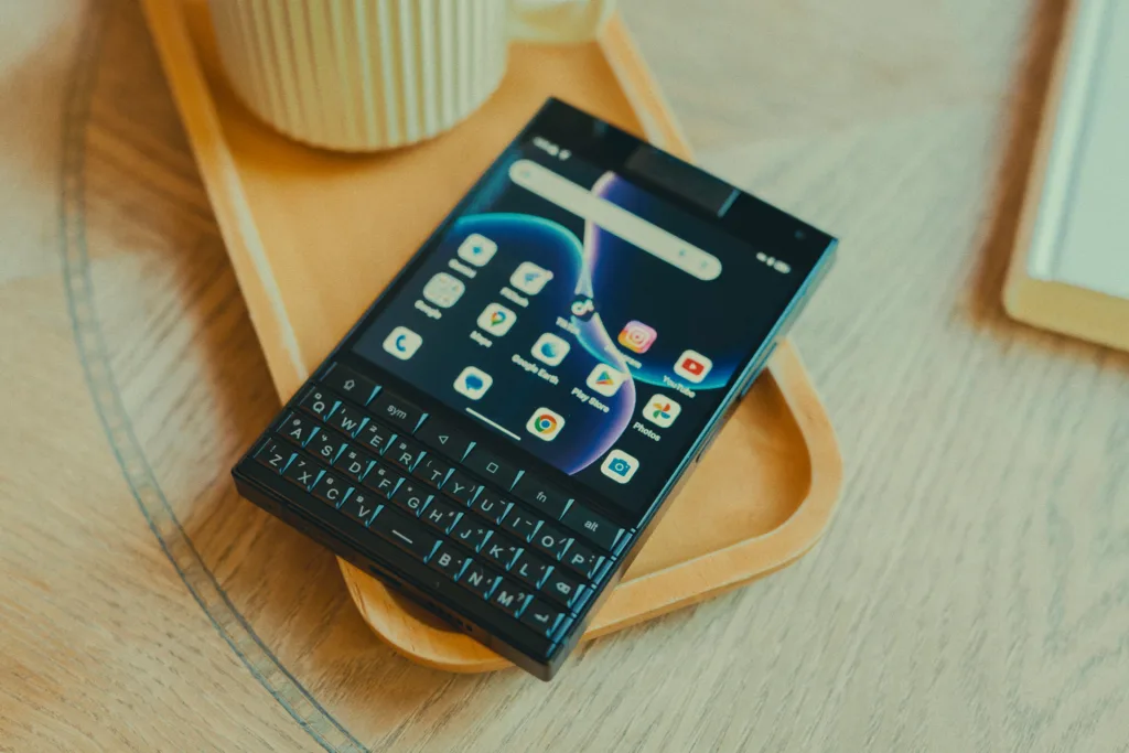 smartphone con teclado