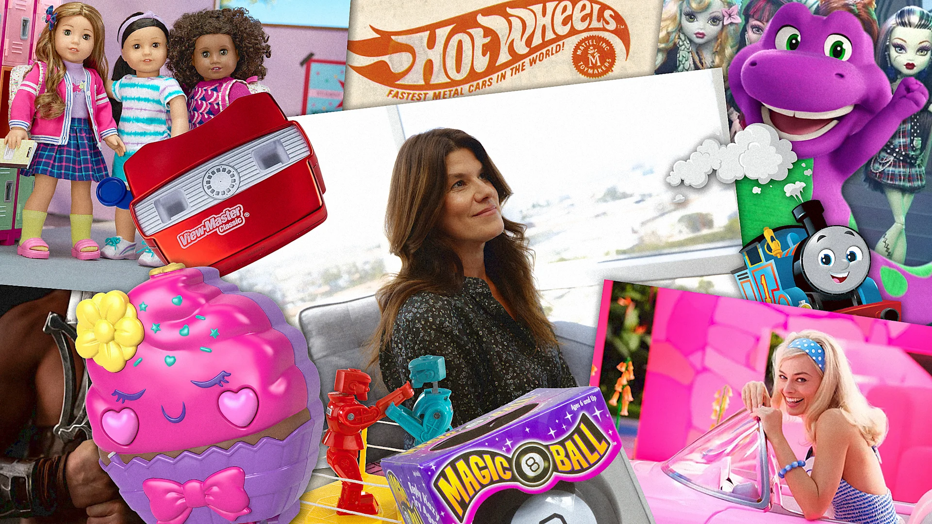 Robbie Brenner, presidente de Mattel Studios y directora de contenido [Fotos: Tracy Nguyen/Bloomberg vía Getty Images, Mattel]
