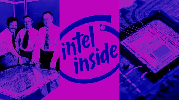 De izquierda a derecha: los titanes de Intel Andy Grove , Robert Noyce y Gordon Moore en 1978 [Fotos de origen: Intel]