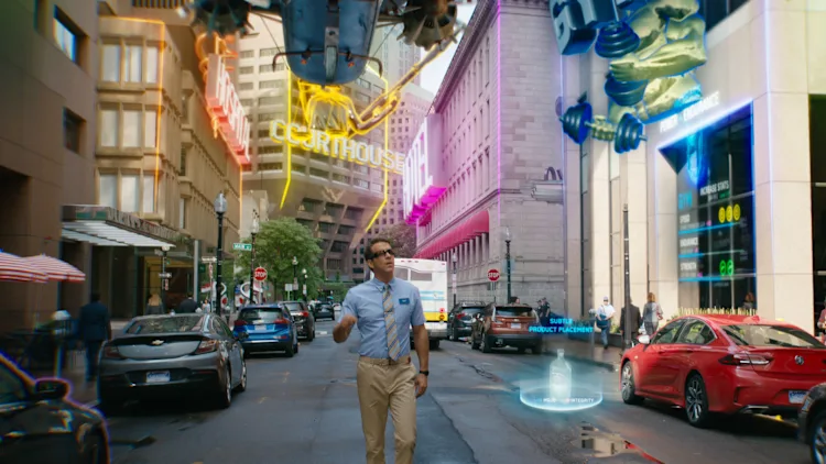 Ryan Reynolds en una escena de Free Guy [Foto: ©Disney/20th Century Studios]