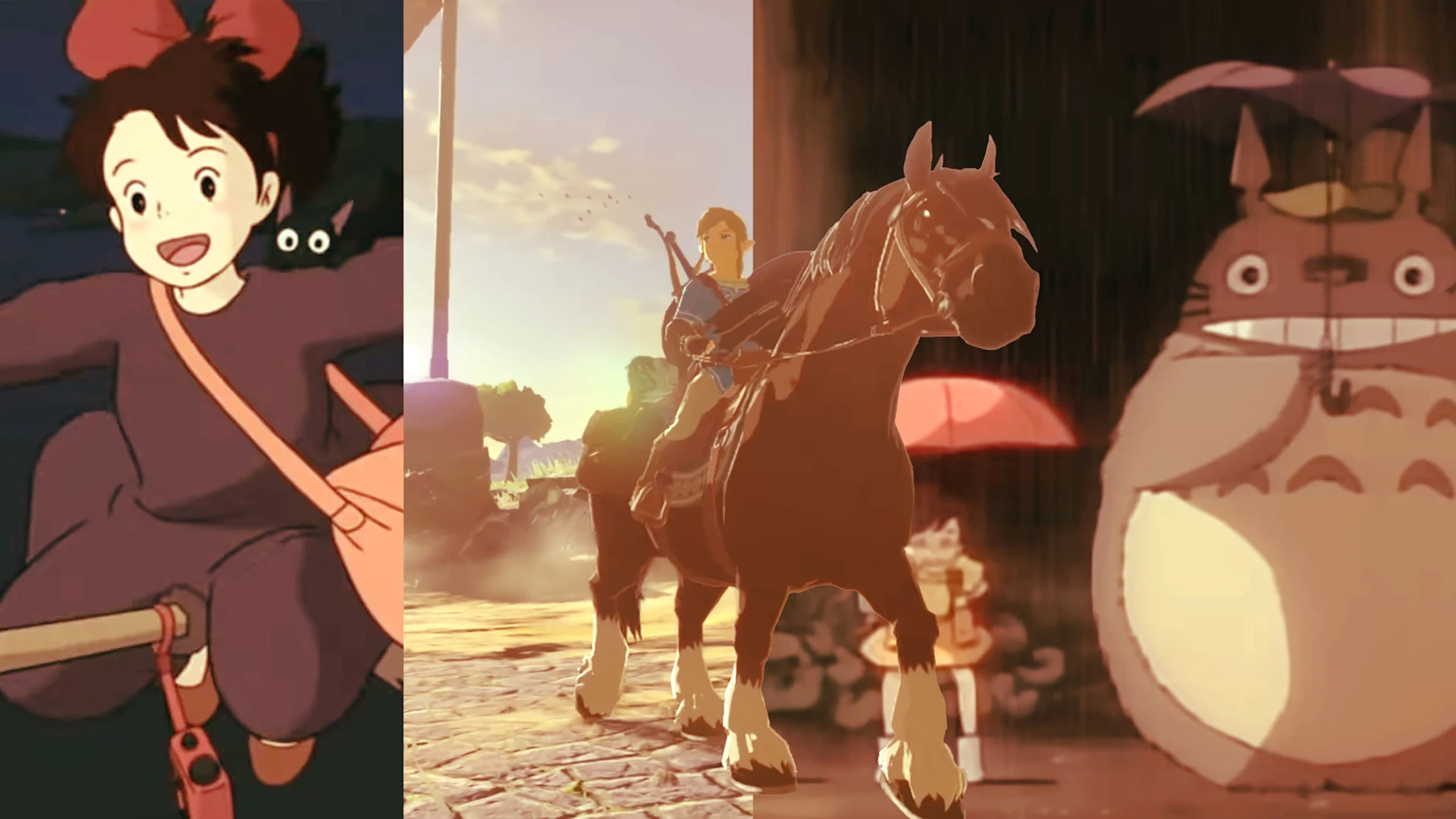[Capturas de pantalla: Studio Ghibli y Nintendo]