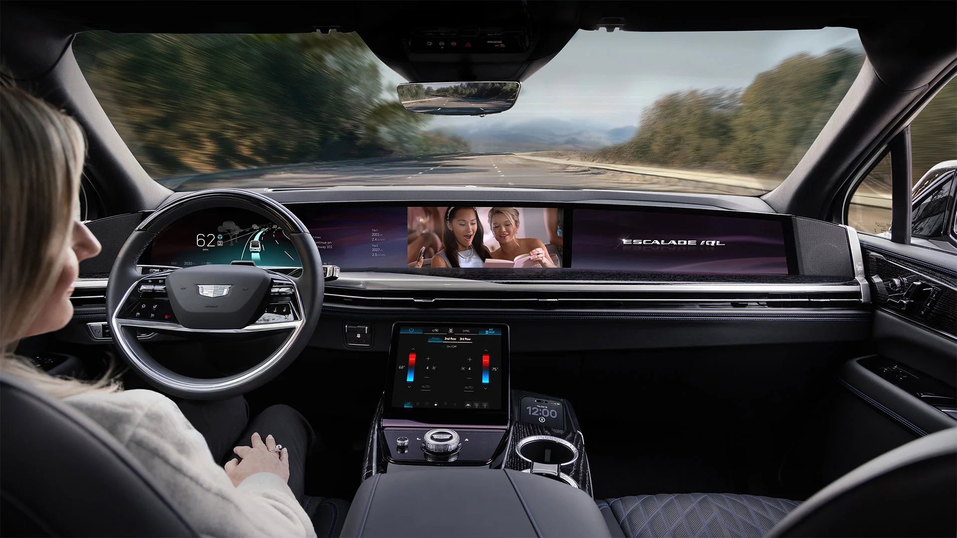 Una imagen simulada del Cadillac Escalade IQL 2028. [Imagen: GM]