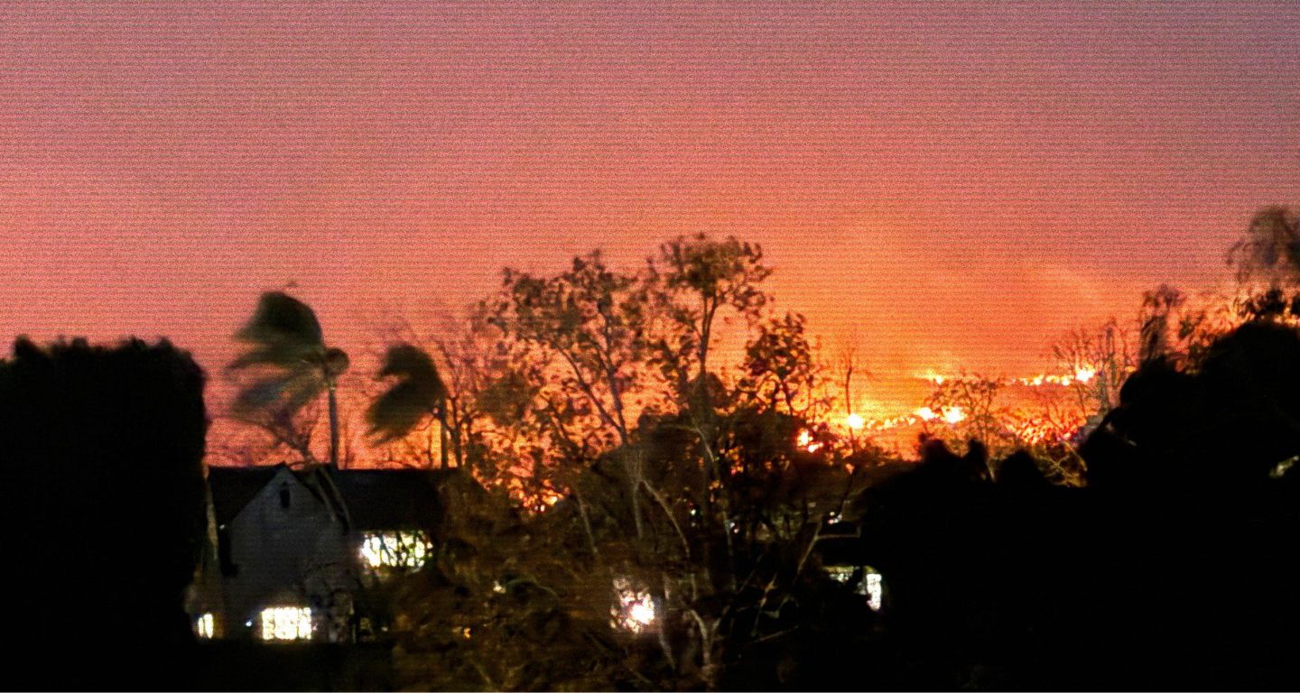 Vista del incendio de Palisades desde la UCLA el 7 de enero de 2025. [Foto: BulkyOS/Wikimedia Commons]
