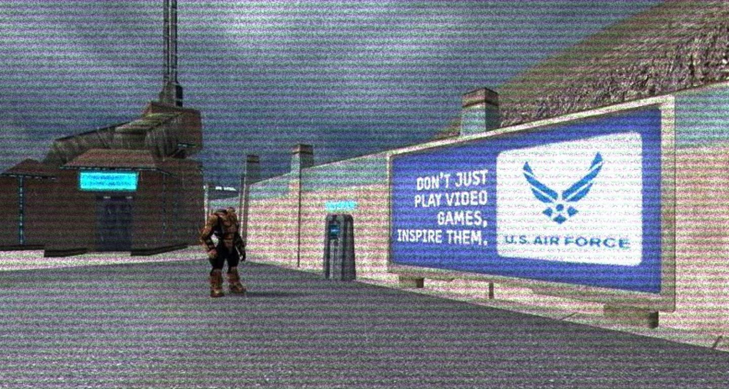 Un anuncio publicitario dentro de un juego de Anarchy Online. [Imagen: Funcom Productions/Wikimedia Commons]