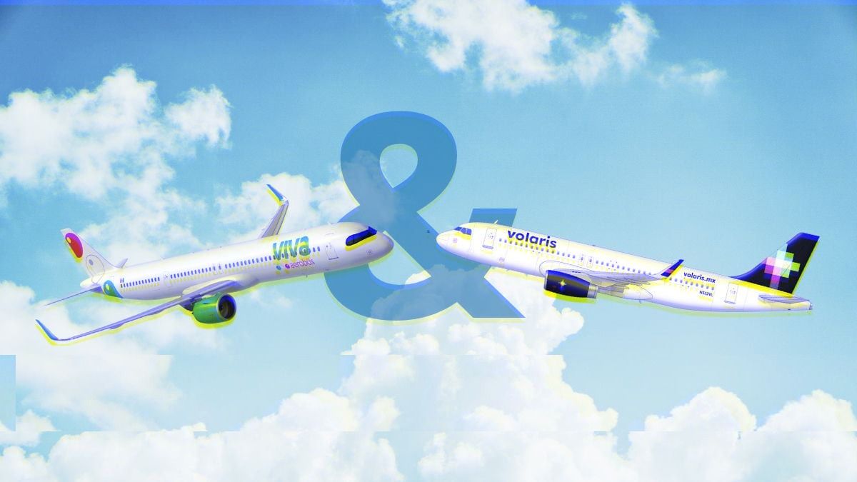 [Imágenes originales: Cortesía Viva aerobus y Volaris]