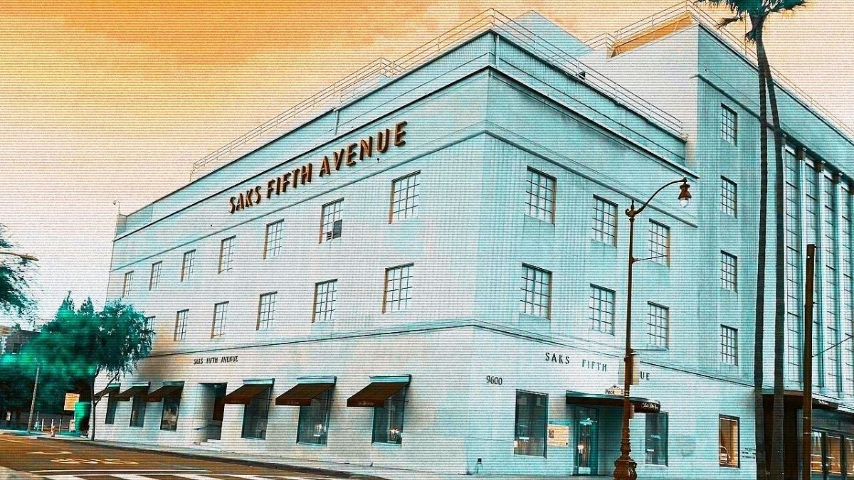 La tienda original de Saks Fifth Avenue en Beverly Hills. [Foto original: Jengod/Wikimedia Commons]
