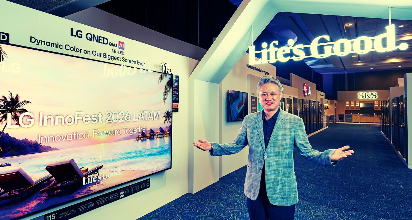 Daniel Song, CEO regional de LG Electronics para Latam. [Foto: LG]