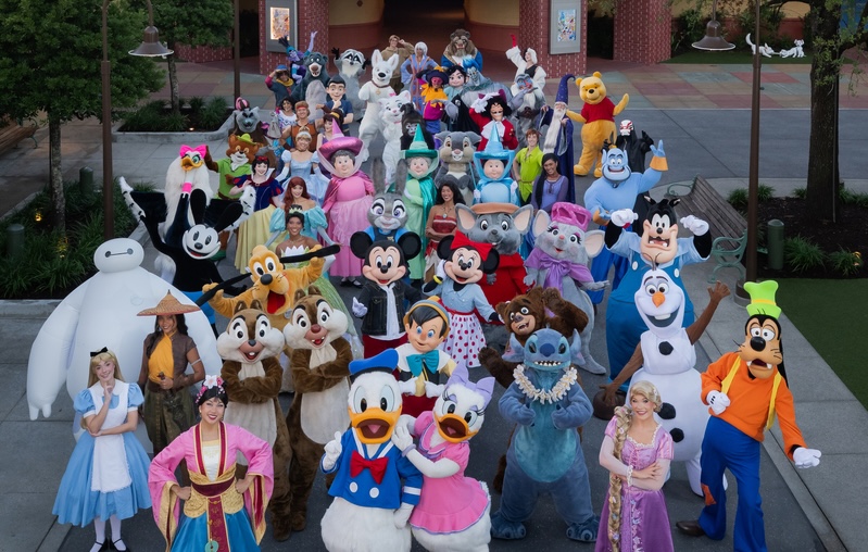 60 Disney Animation characters gather for a rare picture day at Disney’s Hollywood Studios in Walt Disney World Resort, celebrating the opening of The Magic of Disney Animation. Opening Sept. 14, 2026, The Magic of Disney Animation invites guests to explore a new collection of animation-inspired experiences.
